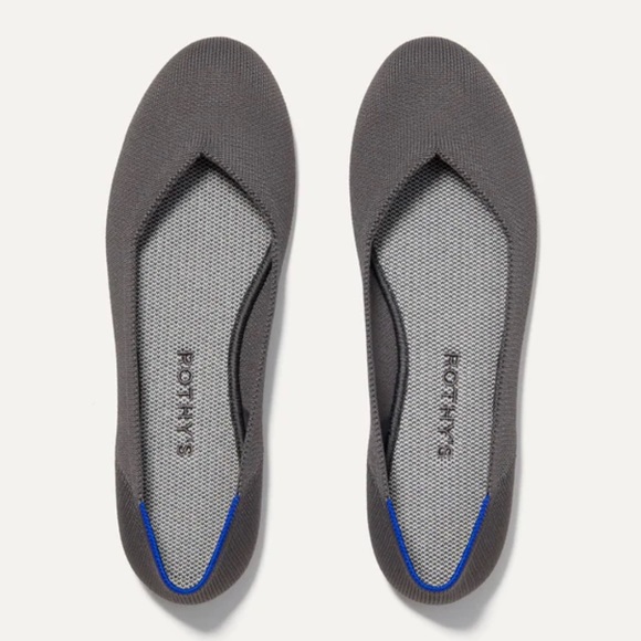Rothy’s The Flat in Charcoal - EUC — Women’s Size 9 - Picture 1 of 3